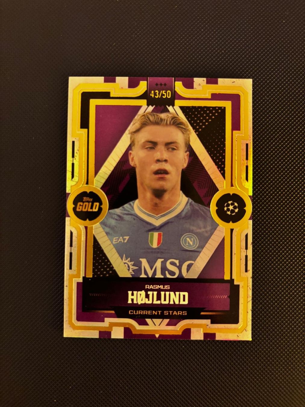 Topps Sammelbilder & Trading cards: Topps Rasmus Hojlund 43/50 Current Stars Parallel – Neu (gemäss Beschreibung) aus Châtelaine von Nico_Este