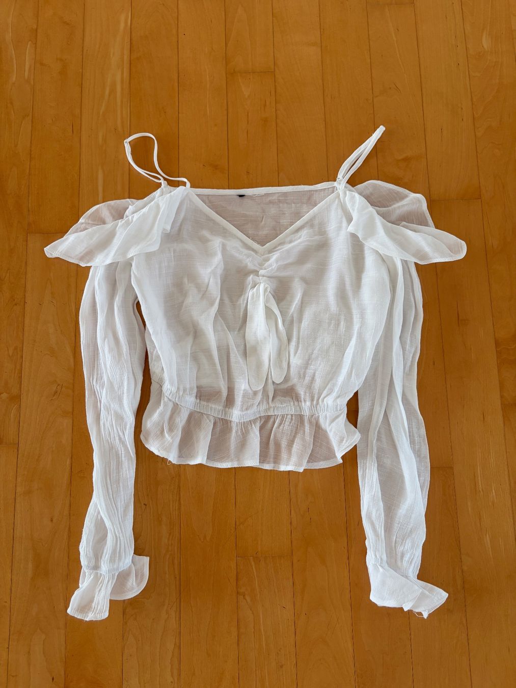 Top: Sommeroberteil weiss H&M – Usato da Urdorf venduto da roses202