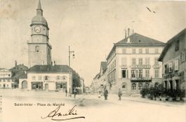 St. Imier  BE  -  Magasin de fer  D. TERRAZ     um  1 9 0 0