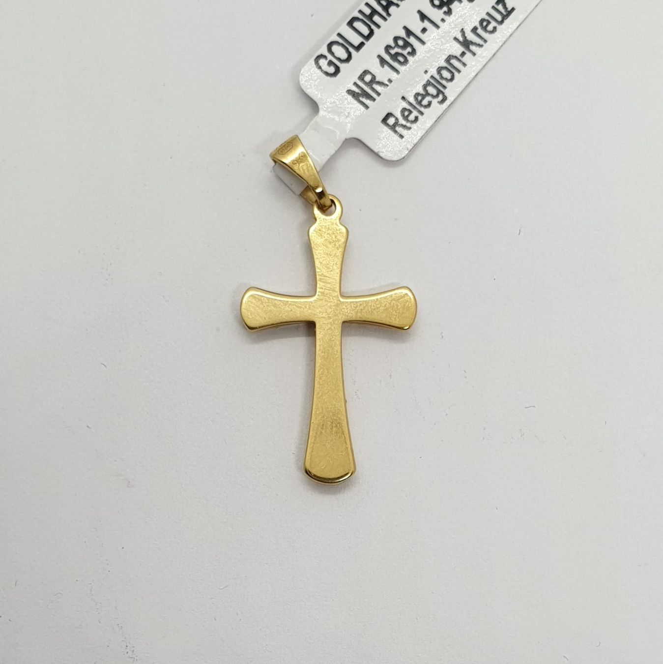 Anhänger: Echt 18K Gold - Kreuz Anhänger – Gebraucht aus Luzern von Goldhaus-Luzern 2