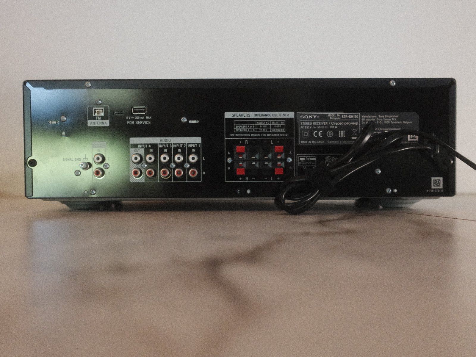 Sony Ricevitori: Sony STR-DH190 Stereo-Receiver – Bluetooth & Phono – Usato da Ruggell venduto da schiiggy 1