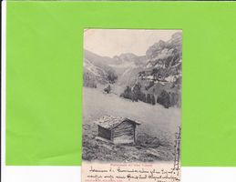 Pfaffenwand mit Hôtel Trübsee--1900 gelaufen