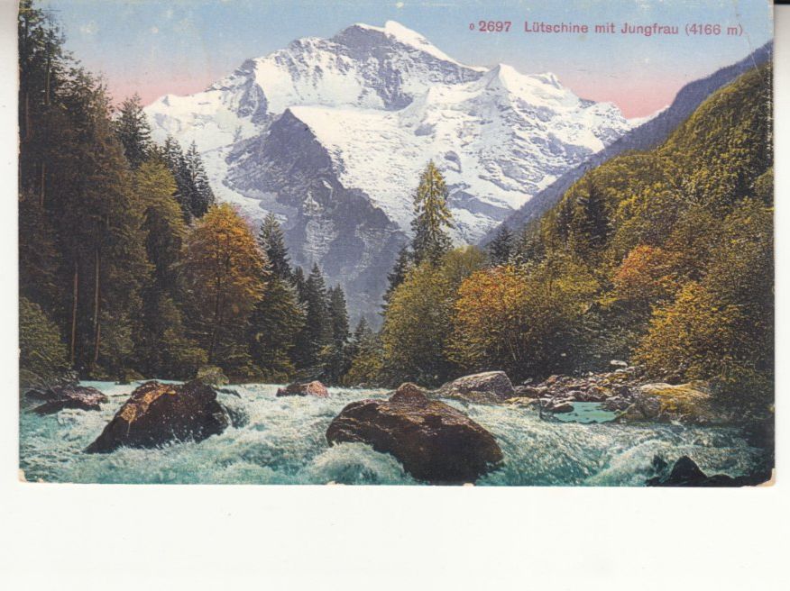 Cartoline postali: Jungfrau Lütschine 1919 – Nuovo (secondo la descrizione) da Bürglen TG venduto da StampGraf