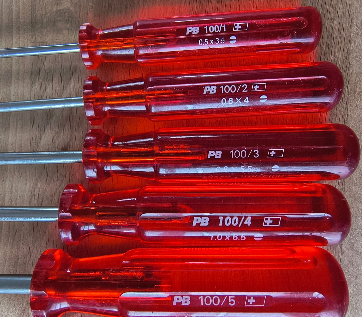 PB Swiss Tools Tutti gli attrezzi: Schraubenzieher Set PB  Grösse 1 bis 6 – Nuovo (secondo la descrizione) da Jona venduto da odloreg 4