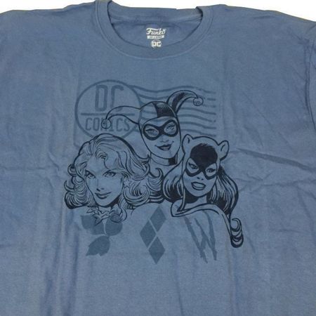 T-shirt Funko Batman Bad Girls Harley Quinn Poison Ivy Catwo