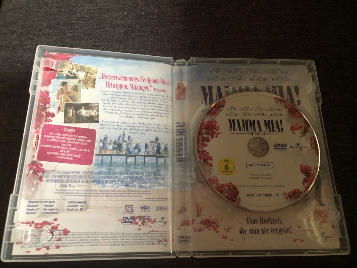 Tutti i DVDs: DVD, MAMMA MIA – Usato da Balsthal venduto da Katzenfan99 2