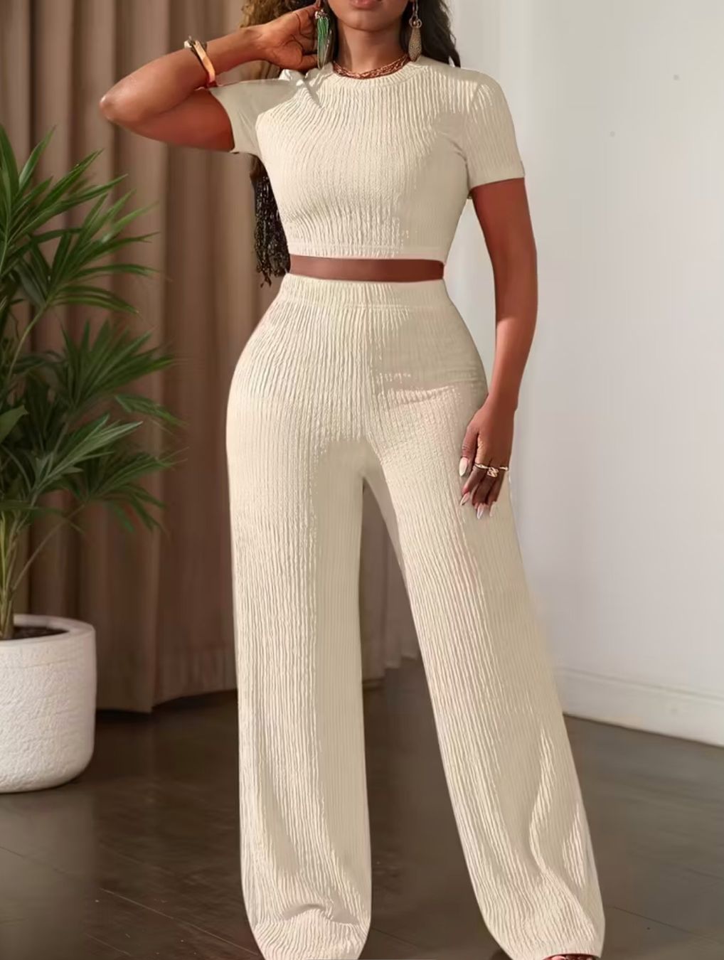 Lotti di vestiti: Damen Lounge-Set mit weiter Hose – Nuovo e nell'imballaggio originale da Reinach BL venduto da Deinfashion 4