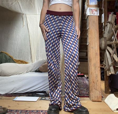 Designer hose mit muster von Parfois