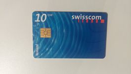 Swisscom Taxcard Fr. 10.-, Sammlerstück