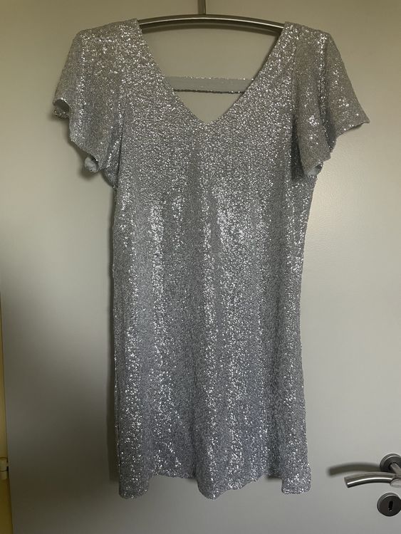 Robe à sequins avec dos noué - Doré - Femme - 29.00