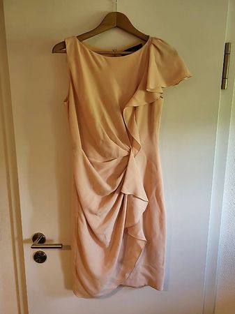 Festliches Abendkleid in alt-rosa, Gr. 40