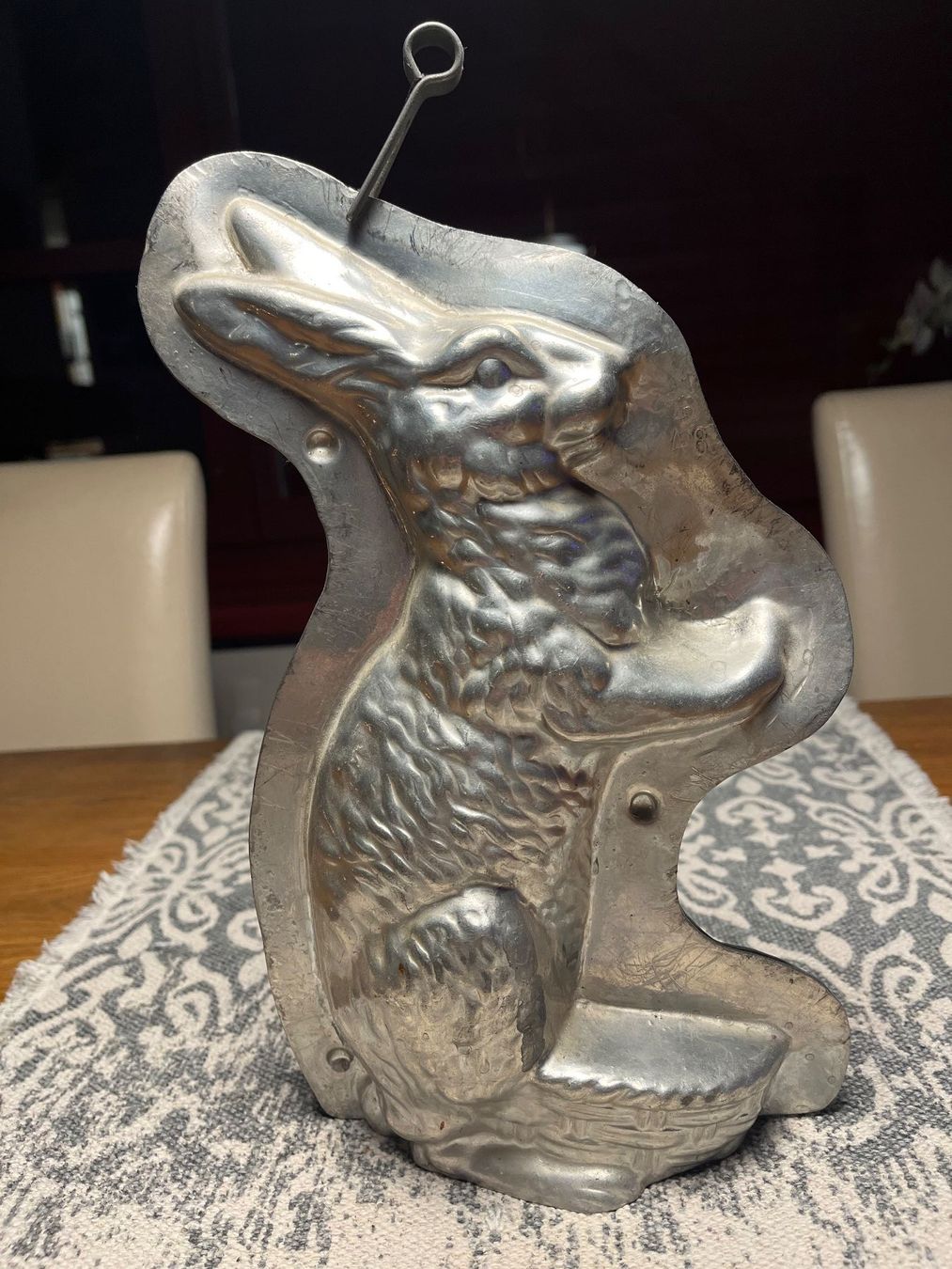 Teglie da forno: Antike Schokoladenform Hase – Usato da Roggwil TG venduto da Jolivon63 1