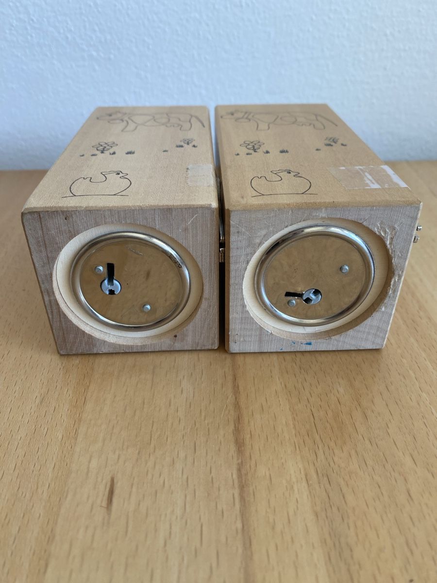 Spardosen: 2 Spardosen/Sparkassen aus Holz – Gebraucht aus Schwarzenburg von Michellu 5