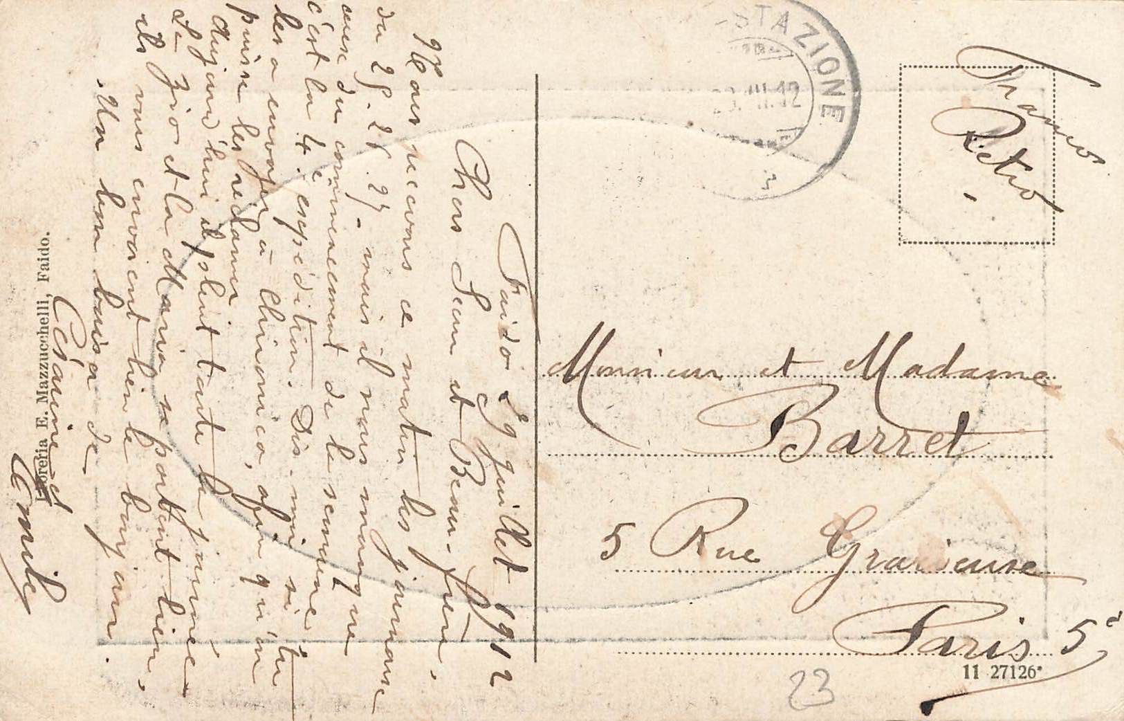 Cartoline postali: Faido Leventina – Usato da Biasca venduto da Blenio71 1