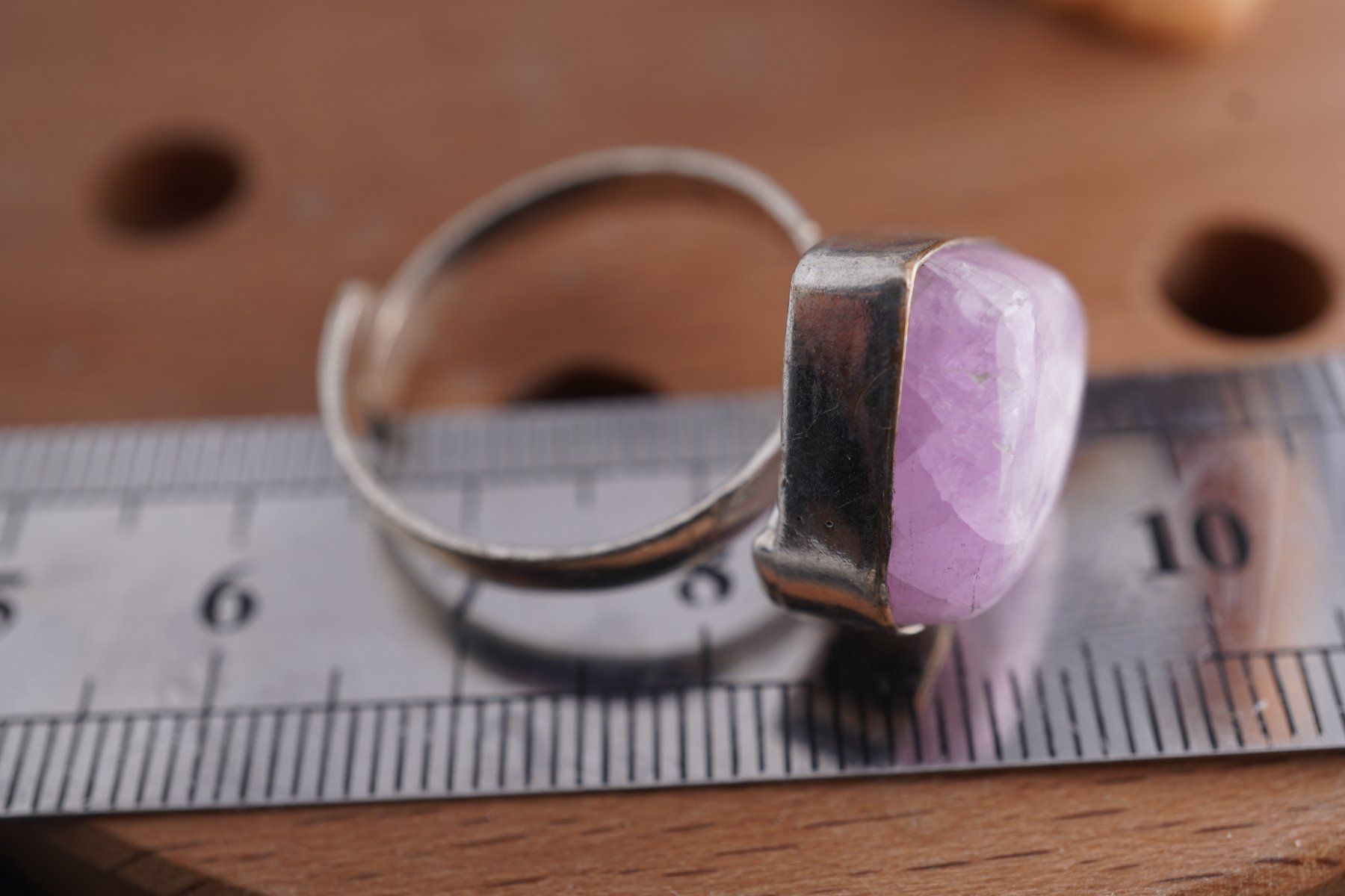 Minéraux & Lithothérapie: Kunzit  Rosa   ring Grösse  Variabel     (Räumung!) – Neuf avec emballage d'origine à Eschenbach SG par topstone 3