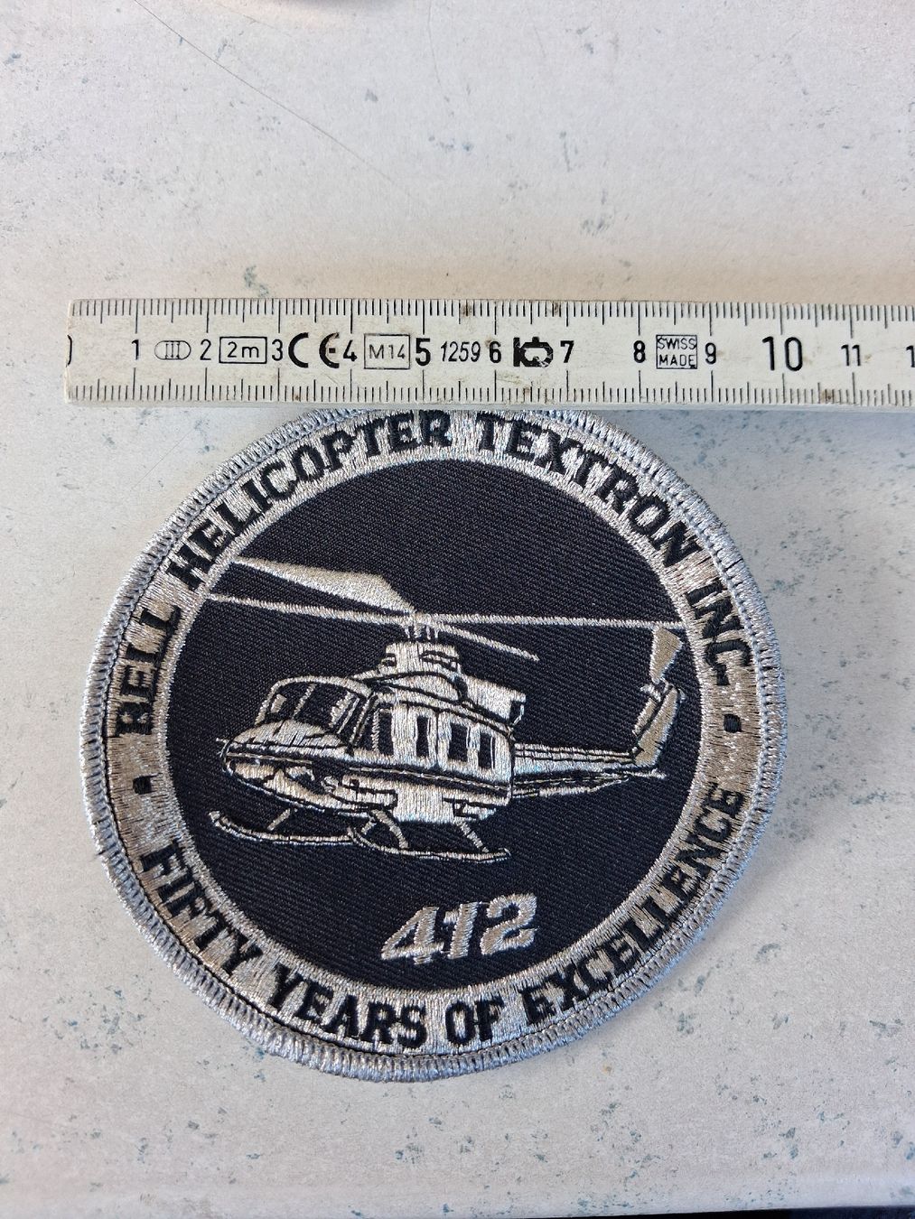 Patches: Bell Helicopter Textron Inc. Patch/Aufnäher 412 Selten! – Neu und originalverpackt aus Derendingen von Nellino01
