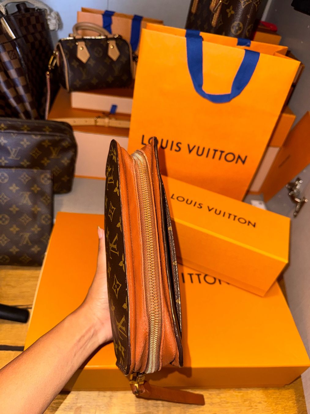 Louis Vuitton Borse: Louis Vuitton Orsay Clutch Monogram y1997 – Usato da Widnau venduto da Pukpan_99 4