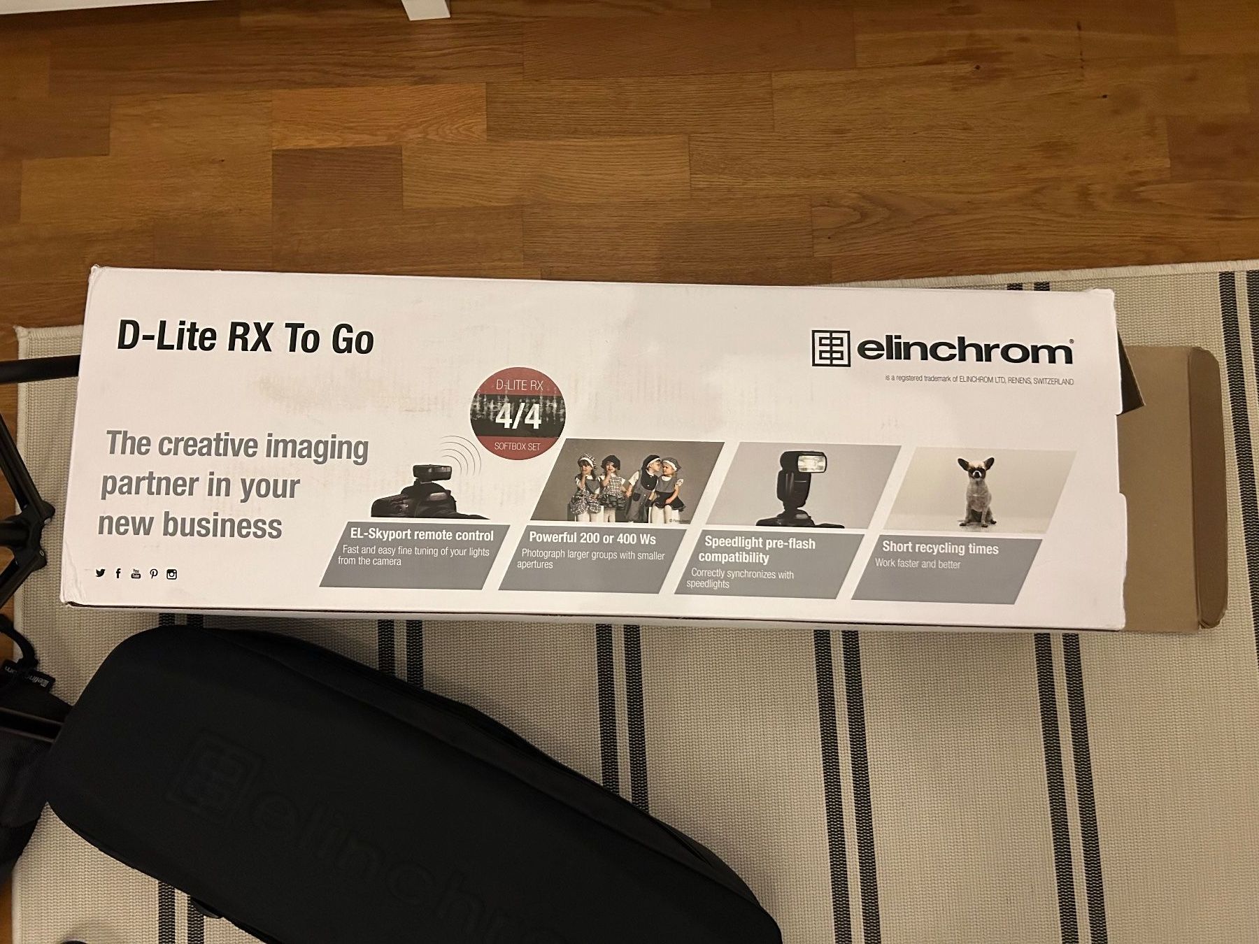 Elinchrom Flash: Elinchrom D-Lite RX 4/4 400W Set + Skyport Plus – Usato da Einsiedeln venduto da henrik.karlsson 3