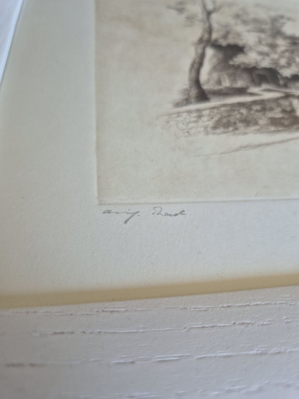 Grafica & Litografie: Vintage Framed Etching Signed Artwork, St Peter's Zurich – Usato da Zürich venduto da mrs_kz6n 2