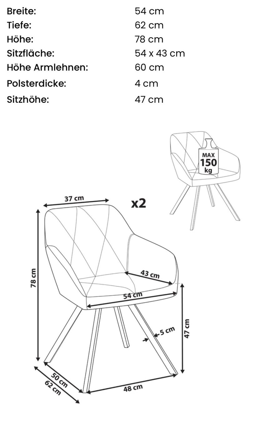 Beliani Sedie: Beliani Stuhl 6stk – Usato da Schlieren venduto da Maler_D 1