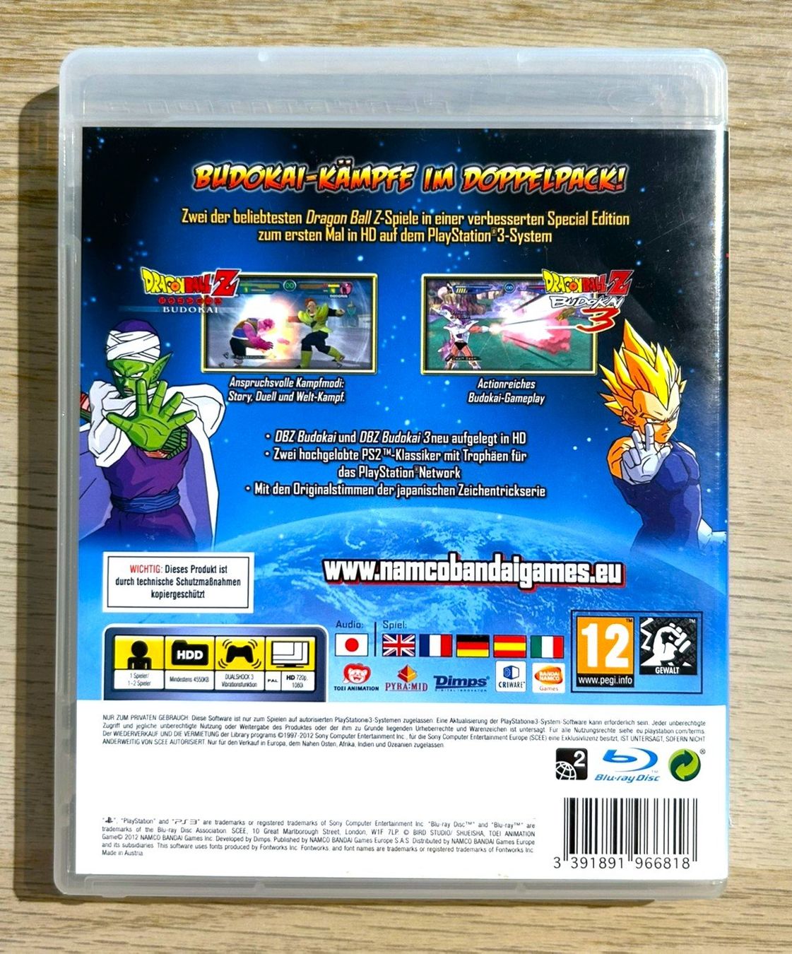 Bandai Spiele: DragonBall Z Budokai HD Collection PS3 – Gebraucht aus St. Gallen von Alpine.Arcade 1