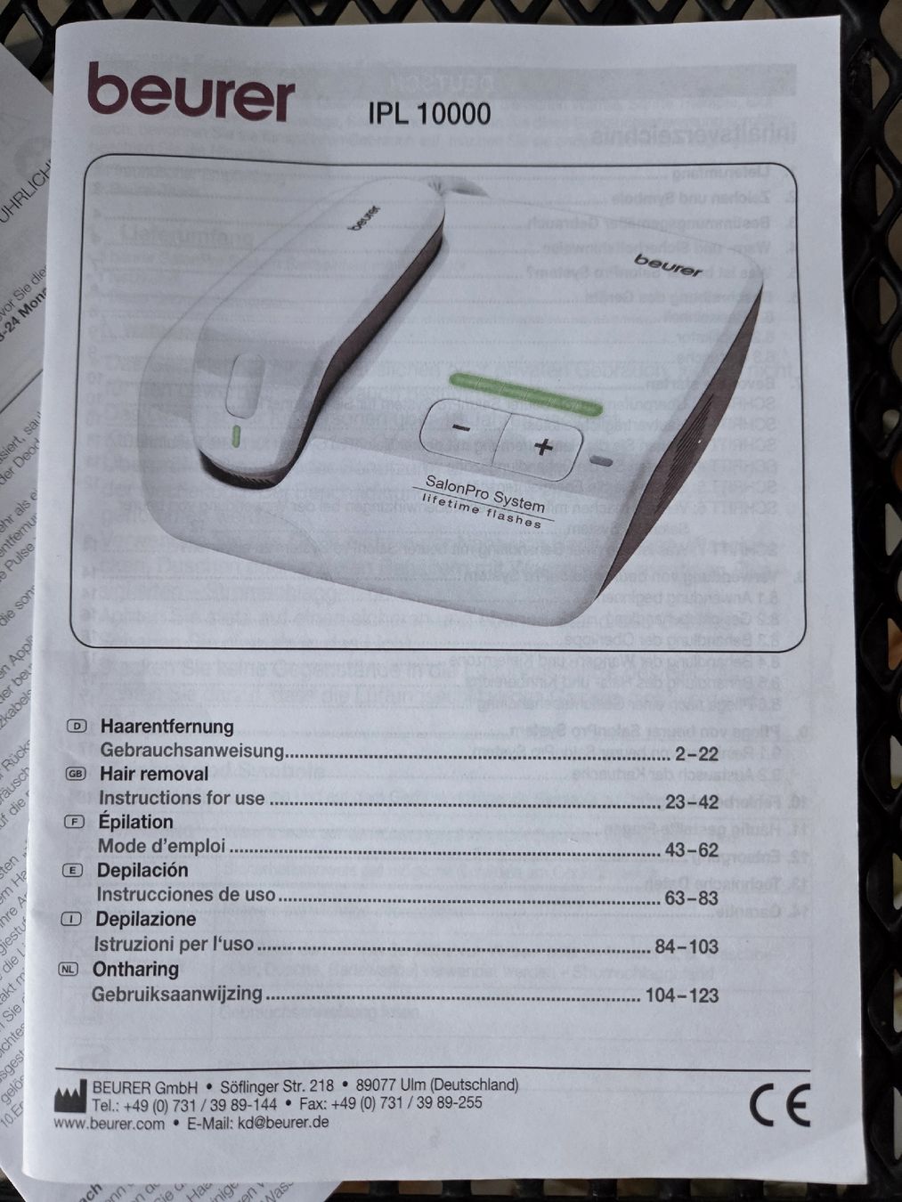 Beurer Epiliergeräte: Beurer Haarentfernungsgerät IPL10000 SalonPro System – Neu (gemäss Beschreibung) aus Bern von Tashmi_BE 5