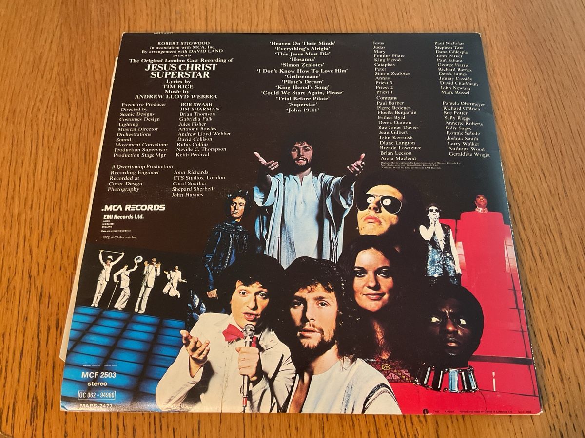 Dischi in vinile: Jesus Christ Superstar Schallplatte Originalversion! – Usato da Steinach venduto da Quarkie 1