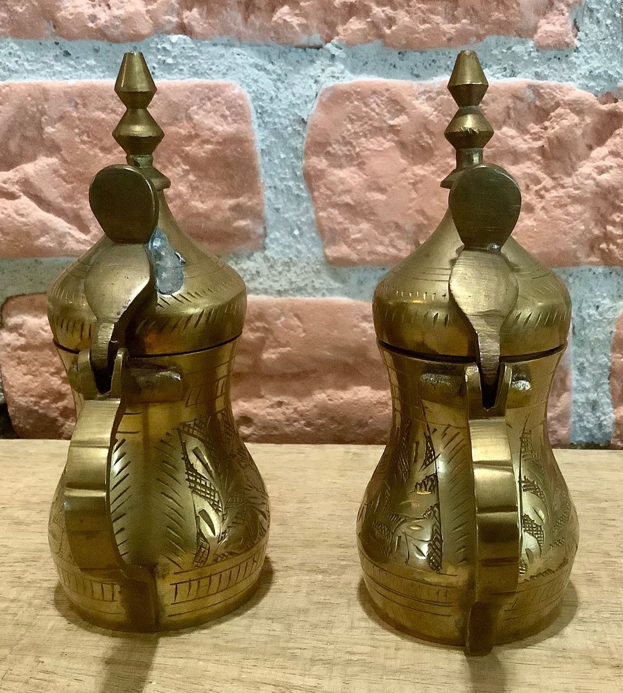 Teiere: Vintage Messing Dallah Kaffeekannen Set - Deko – Usato da Root venduto da ENGLAND-TREASURES 6