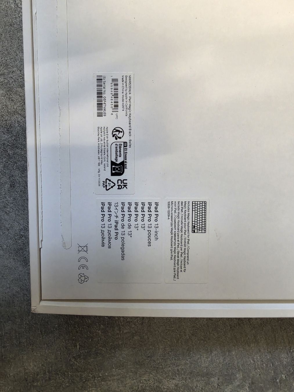 Apple Tastiere: Apple MagicKeyboard für iPad Pro 13" – Nuovo (secondo la descrizione) da Kleinandelfingen venduto da Dani881 4