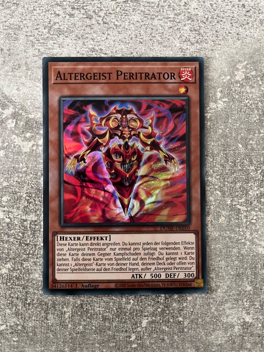 Yugioh Carte collezionabili: Altergeist Peritrator (DUNE-DE010), Super Rare – Nuovo (secondo la descrizione) da Gränichen venduto da Pauli94