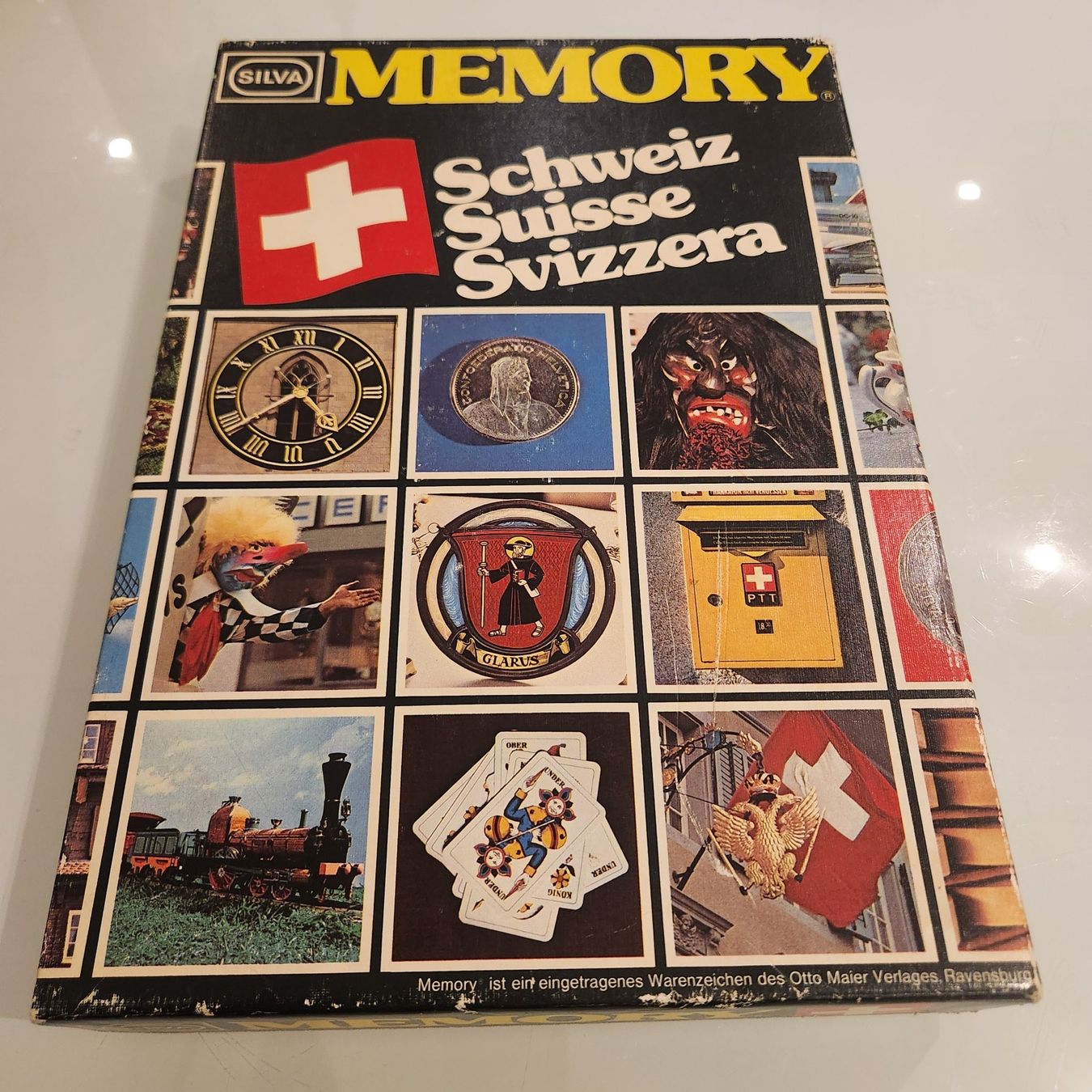 Spiele: Schweiz Memory Silva, Vintage Spiel – Gebraucht aus Altendorf von Zeitkapsel