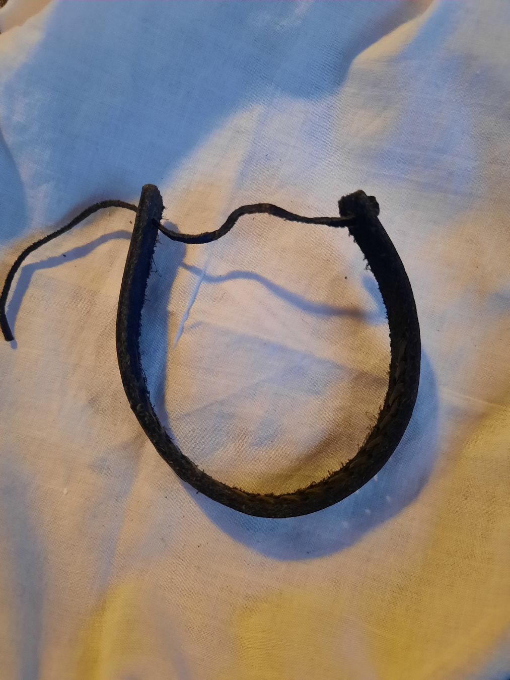 Bracciali & Braccialetti: Schwarzes Leder Armband – Nuovo (secondo la descrizione) da Unterterzen venduto da elebo 1