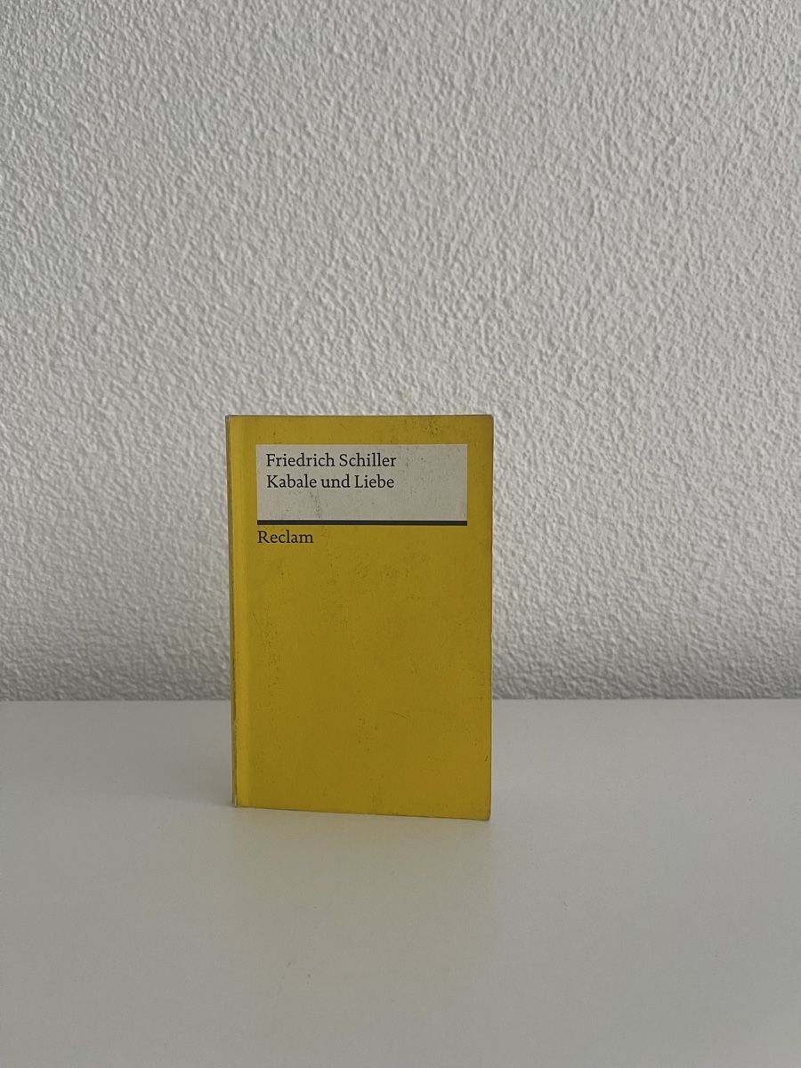 Bücher: Kabale und Liebe von Friedrich Schiller – Gebraucht aus Neuenegg von aba_g85b