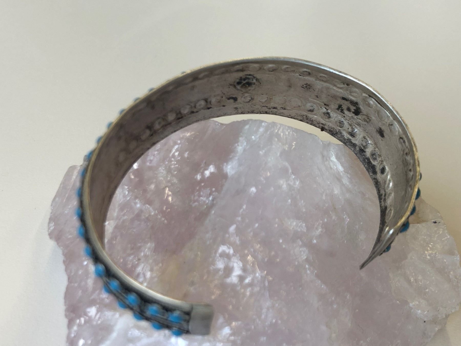 Armbänder & -reifen: Armreif Silber + Edelstein Türkis – Gebraucht aus Bettwiesen von wicking27 2