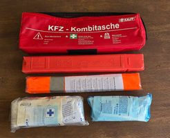 Warndreieck, Warnweste und Erste Hilfe Set