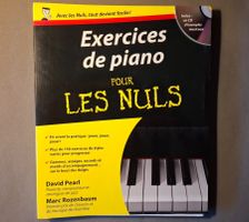 Exercices de piano pour les Nuls. Livre et CD. Comme neuf📙