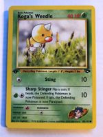 Koga's Weedle 1st Gym Challenge - MINT - ab 1.-