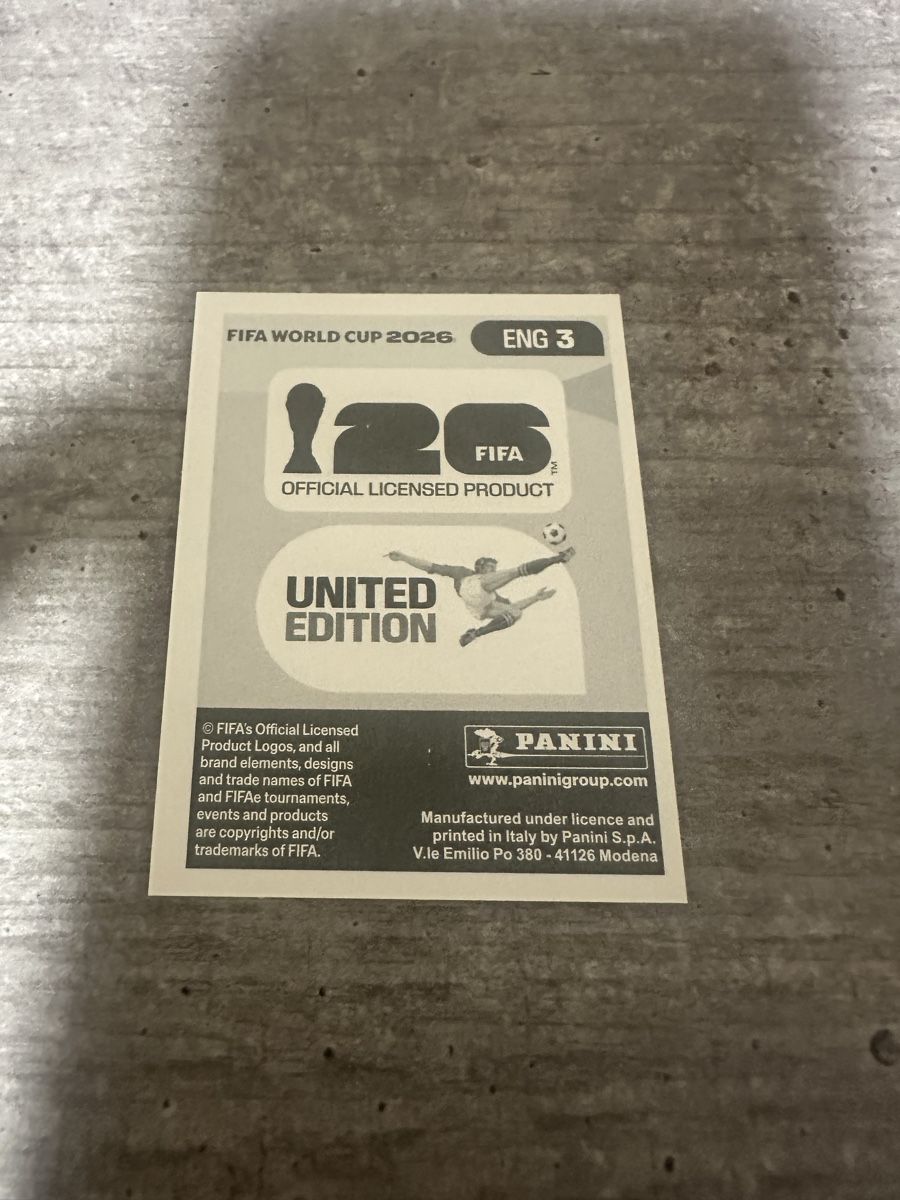 Panini Cartes à collectionner: ENG 3 , FIFA WORLD CUP 2026 PANINI – Neuf (Voir description) à Frauenfeld par 1PegPeg1 1