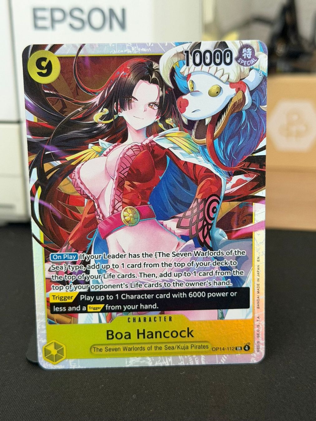Bandai Carte collezionabili: Boa Hancock OP14-112 SR (2) – Nuovo (secondo la descrizione) da Brittnau venduto da TCGBratans