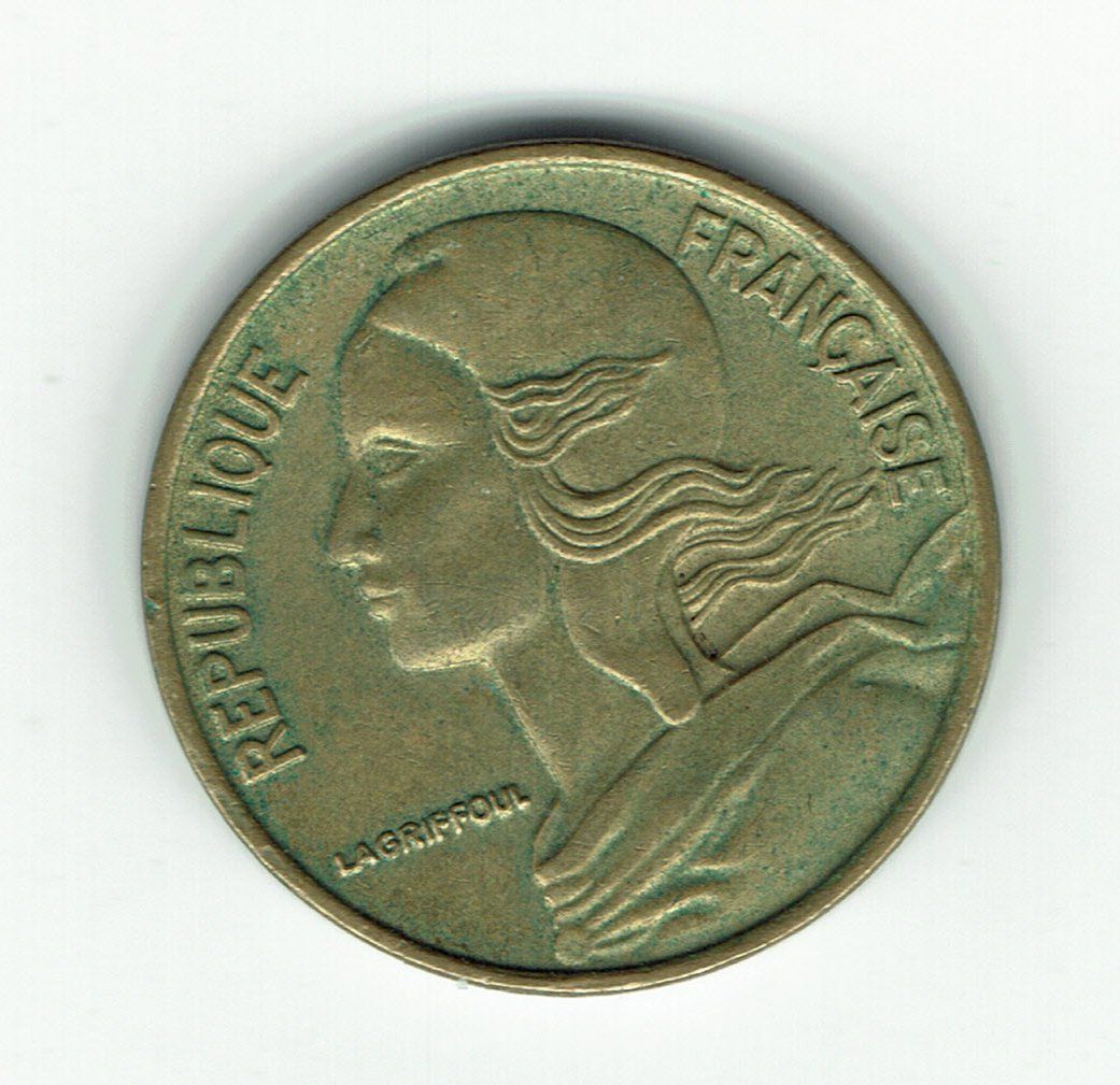 Tutti le monete: Münze 5 Centimes Frankreich, 1966 – Usato da Winterthur venduto da sumpfis 1
