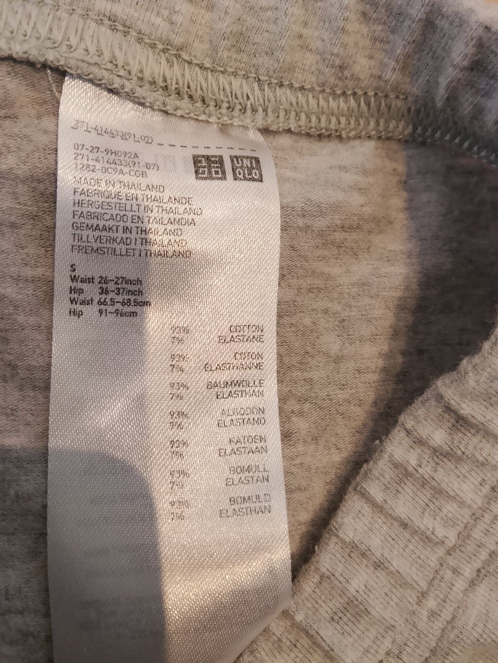 Leggings: Graue Kinder-Leggings Gr. S, Baumwolle-Mix. – Nuovo (secondo la descrizione) da Bellikon venduto da MellonCollieMitTwint 1