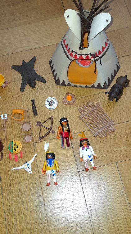 PLAYMOBIL VINTAGE WESTERN bandit mexicain jaune à cheval set 3343 de 1975 #2 EUR 5,50 - FR