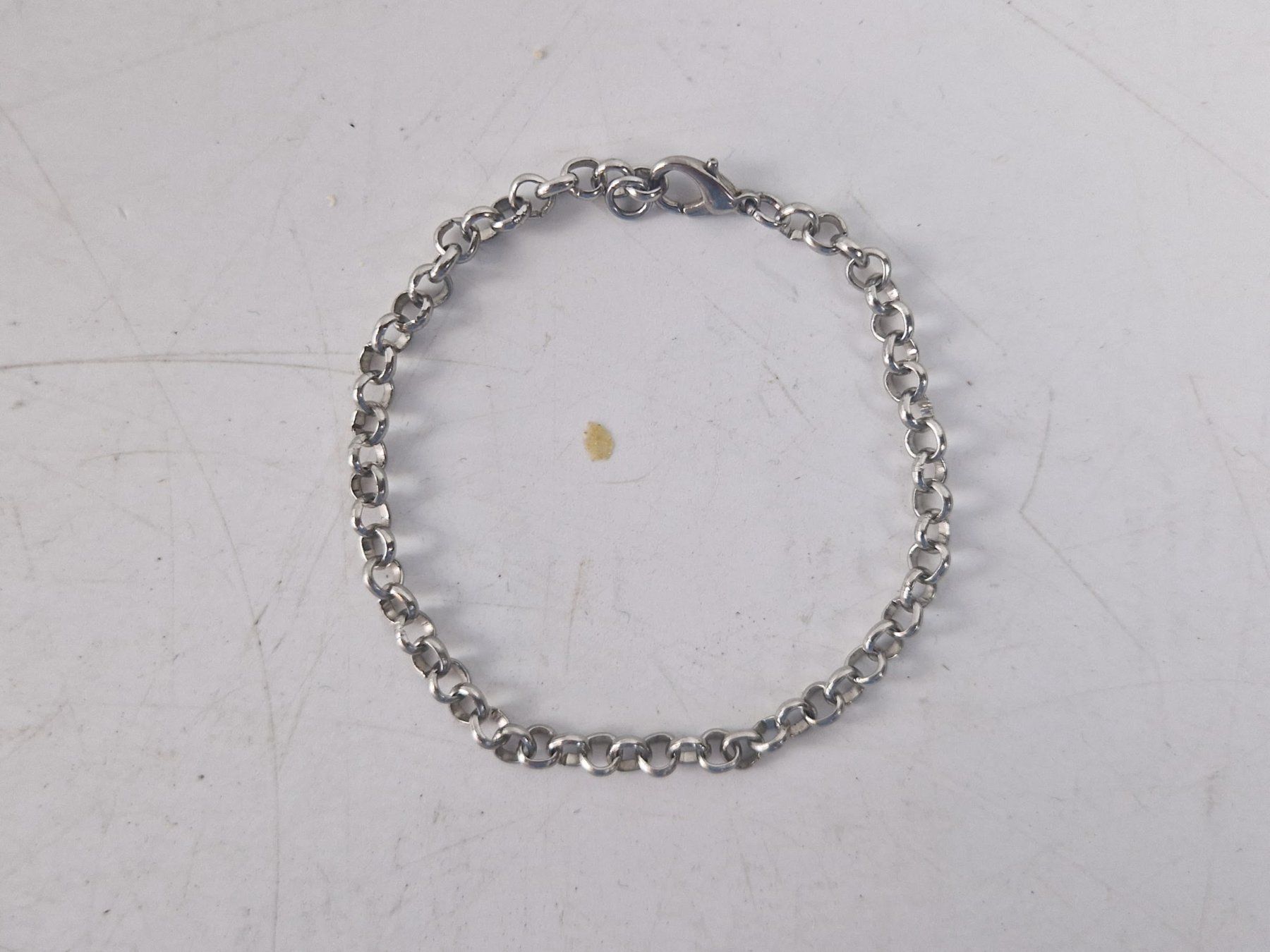 Bracciali & Braccialetti: Silberfarbenes Ketten Armband – Usato da Muhen venduto da Restwert_Muhen 1