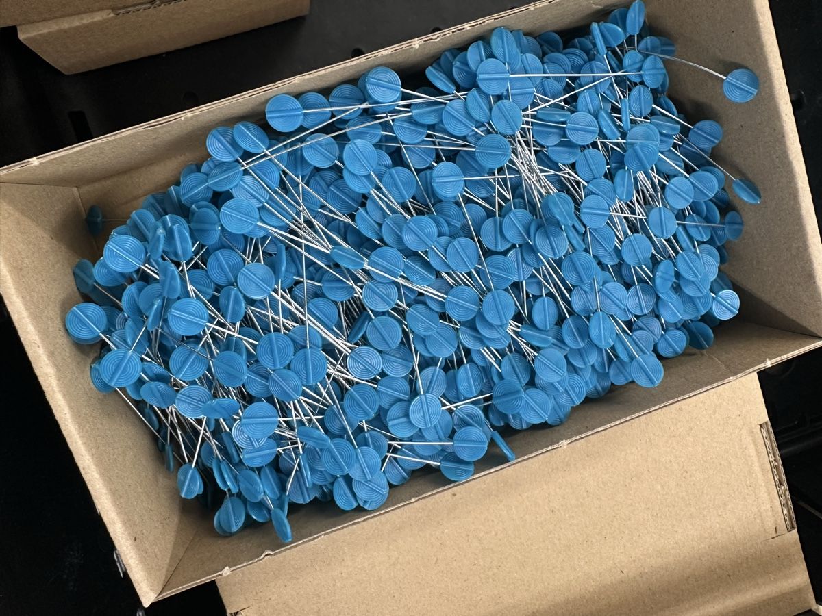 Kit bricolage: Beutel Drahtverschlüsse blau, 60mm + 55mm – Nuovo (secondo la descrizione) da Berg SG venduto da ES78