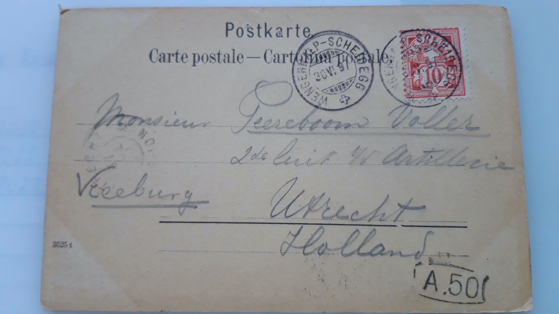 Cartoline postali: Kleine Scheidegg 1897 – Usato da Sargans venduto da nicsam1815 1