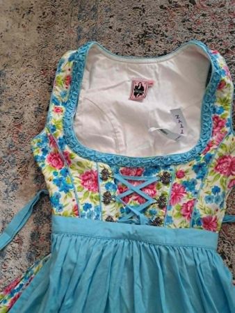 Dirndl Kleid Blumenmuster Grösse 36
