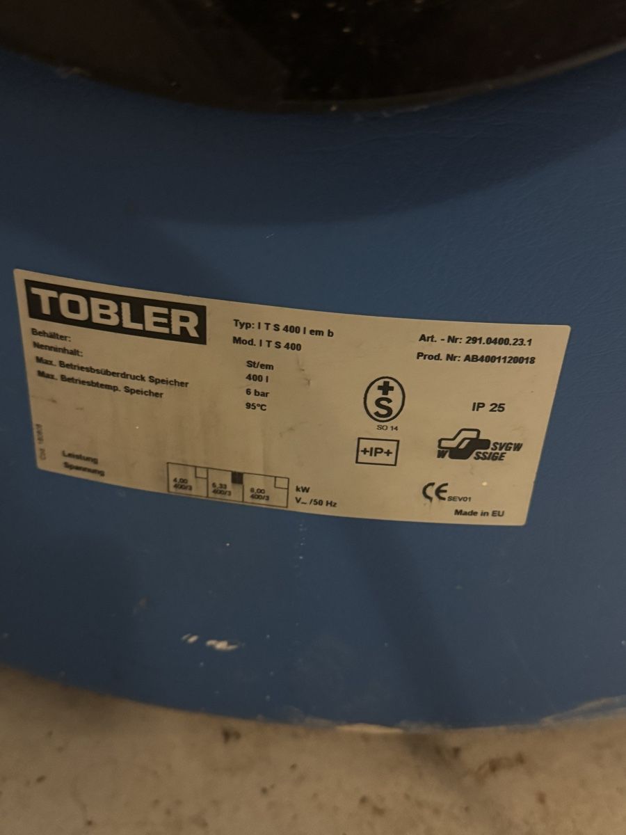 Sanitari: Boiler 400l – Usato da Orpund venduto da demetris 1