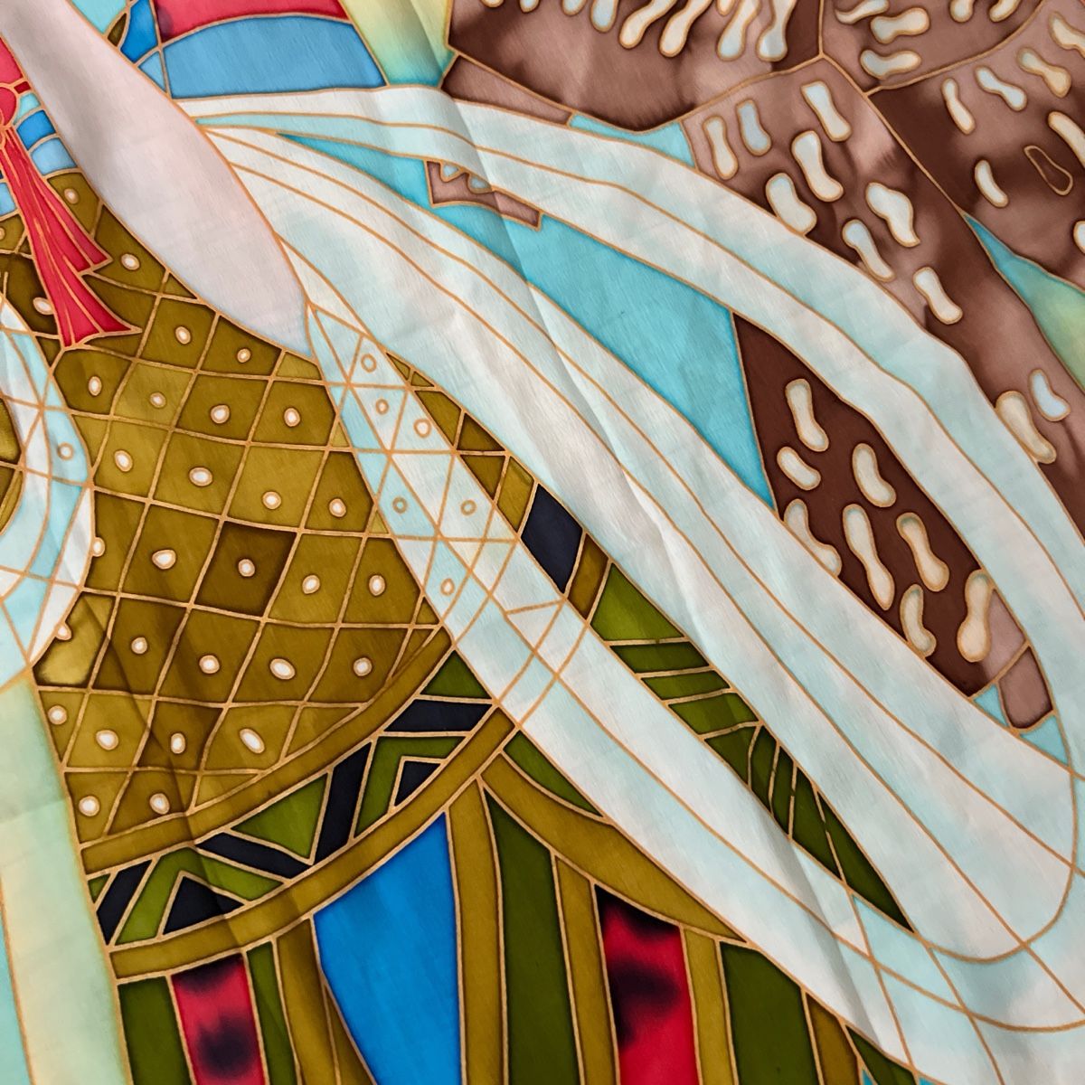 Foulards, Tücher & Schals: Silk scarf – Neu (gemäss Beschreibung) aus Lausanne von kao_blc2 4