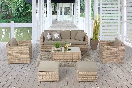 Viplounge Divani: Rattan Gartenmöbel - Rattan Lounge Set – Nuovo e nell'imballaggio originale da Uznach venduto da viplounge 7
