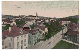 Wil SG, Südseite, gelaufen 1907